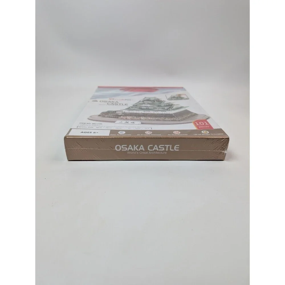 CubicFun Osaka Castle 3D Puzzle 101 Pieces Sealed Japan Architecture MC175h